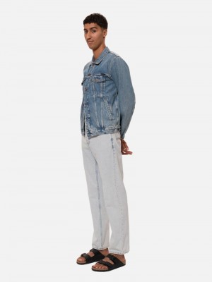 Blue Nudie Jeans Rad Rufus Pale Men's Jeans | 93217EVCM