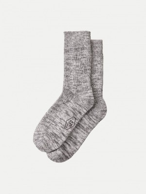 Grey Nudie Jeans Chunky Rebirth Men's Socks | 64370BDNI