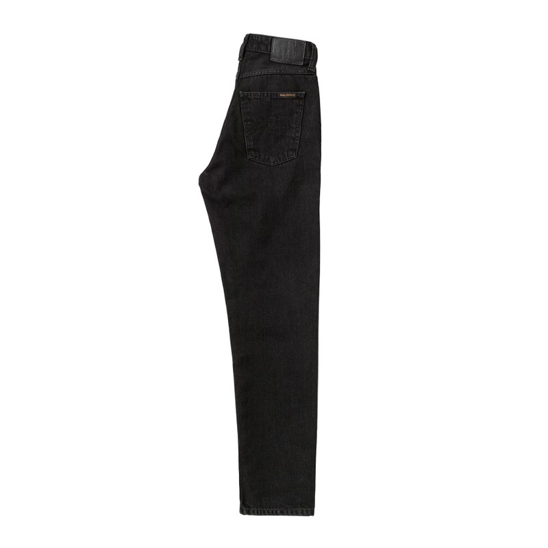 Black Nudie Jeans Breezy Britt Aged Women's Jeans | 69541DIFW