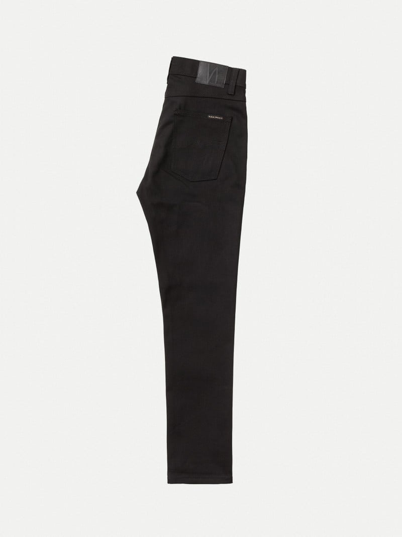 Black Nudie Jeans Lean Dean Dry Men's Jeans | 15649AWGH