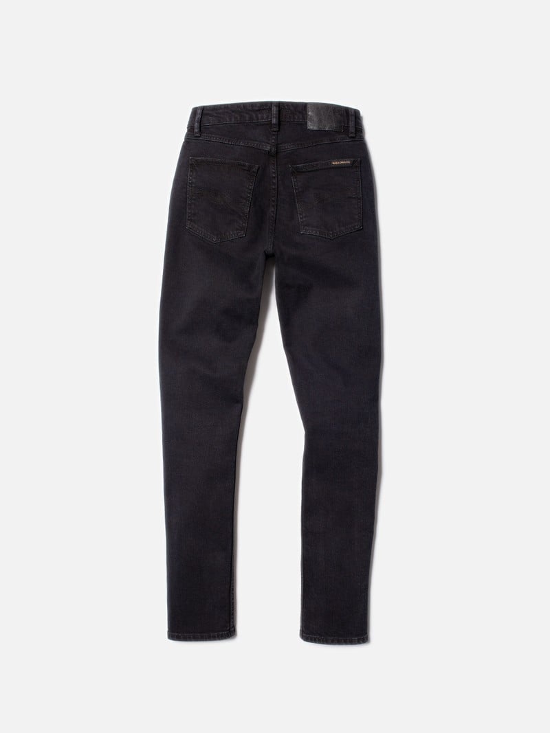 Black Nudie Jeans Mellow Mae So Women's Jeans | 87054KZPH