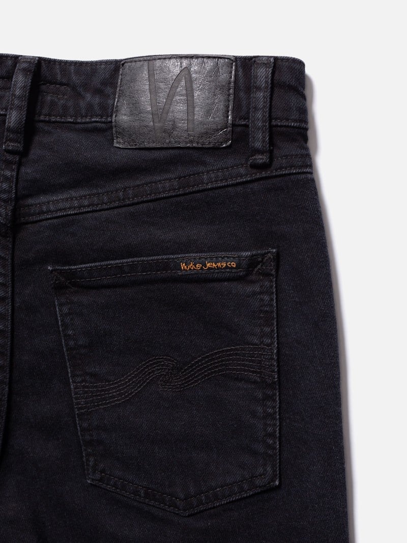 Black Nudie Jeans Mellow Mae So Women's Jeans | 87054KZPH