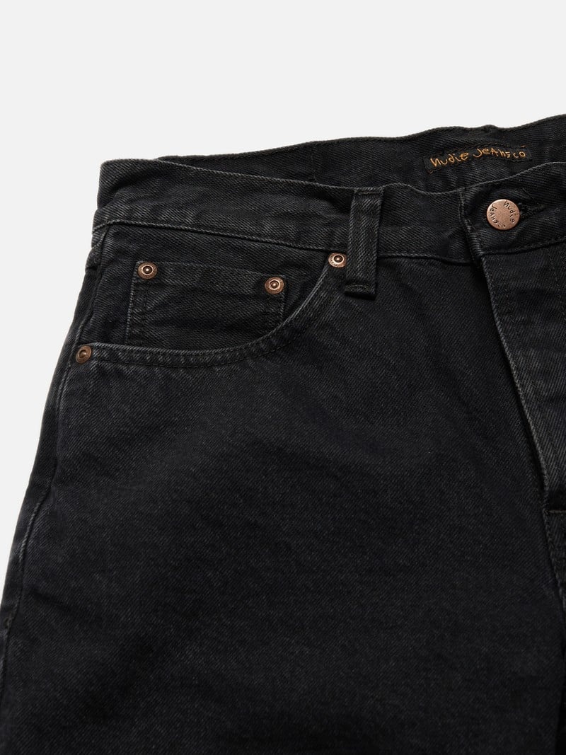 Black Nudie Jeans Seth Stone Men's Shorts | 80369BSQR