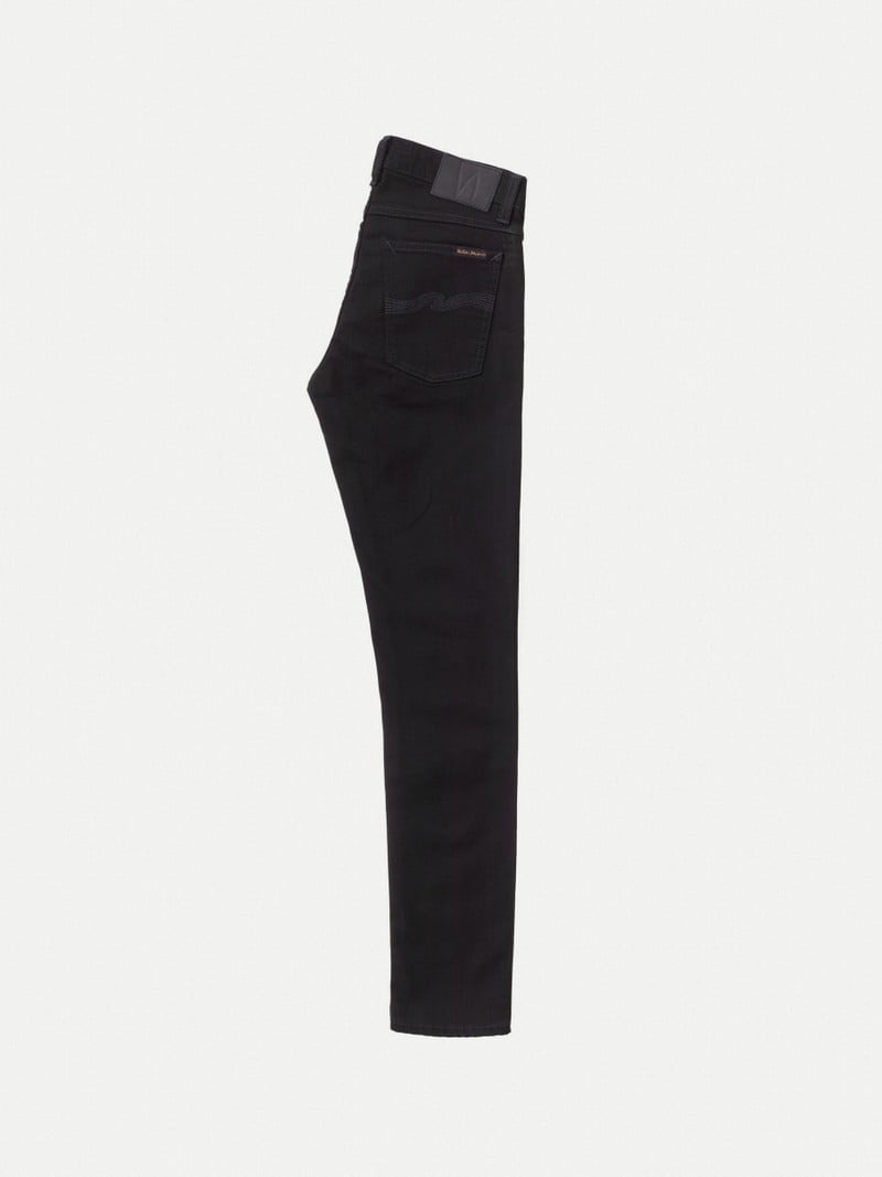 Black Nudie Jeans Tight Terry Men's Jeans | 68253HNTI