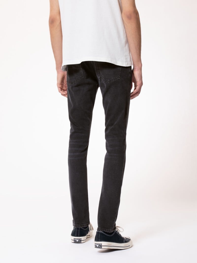 Black Nudie Jeans Tight Terry Soft Men's Jeans | 38402YNRS