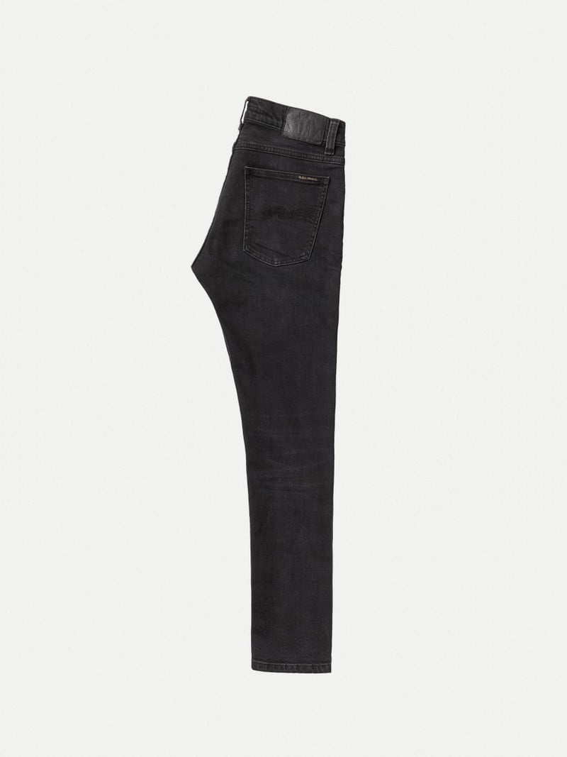 Black Nudie Jeans Tight Terry Soft Men's Jeans | 38402YNRS