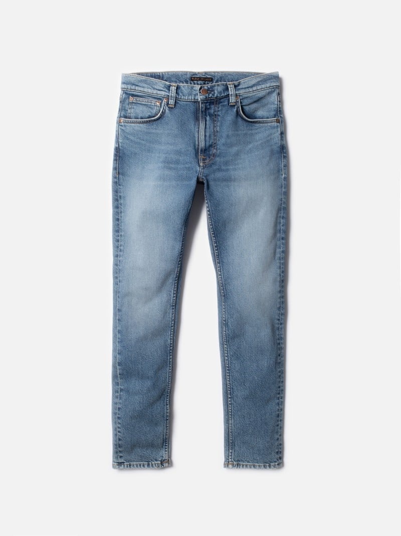 Blue Nudie Jeans Lean Dean Hope Men's Jeans | 65390ZEVP