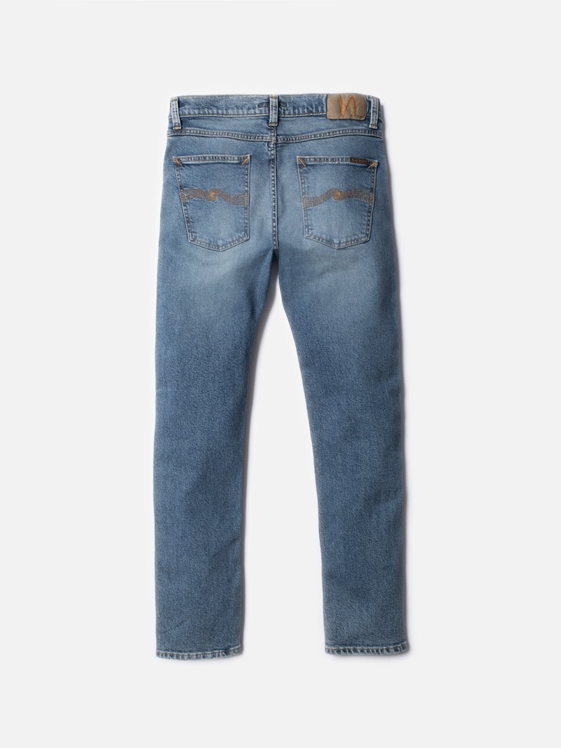 Blue Nudie Jeans Lean Dean Hope Men's Jeans | 65390ZEVP