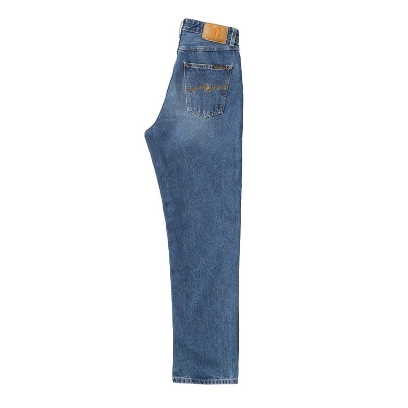 Blue Nudie Jeans Lofty Lo Nostalgic Women's Jeans | 37495VAOC