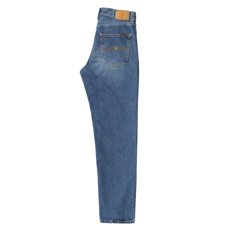 Blue Nudie Jeans Rad Rufus Nostalgic Men's Jeans | 40729EXTI