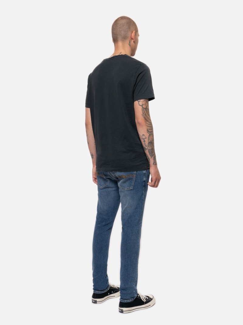 Blue Nudie Jeans Tight Terry Inbetweens Men's Jeans | 78103TGSU