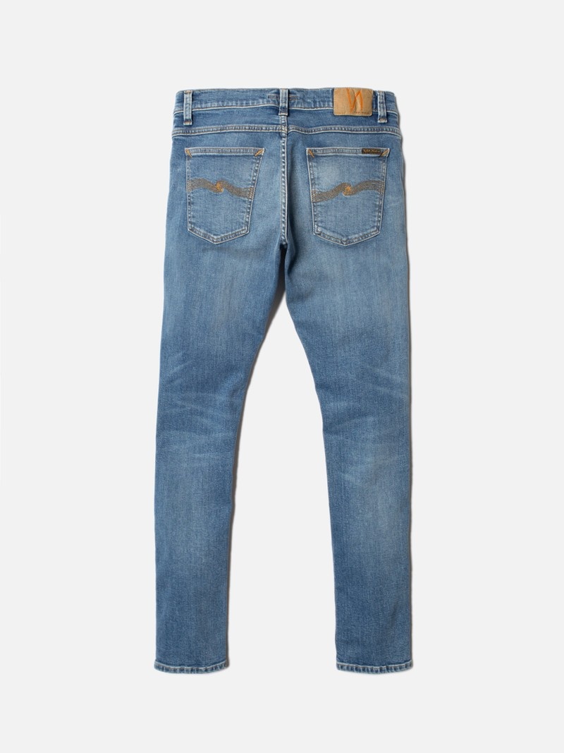 Blue Nudie Jeans Tight Terry Windys Men's Jeans | 30659OSFD