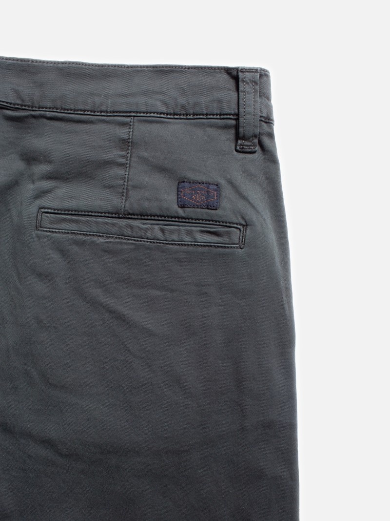 Dark Grey Nudie Jeans Easy Alvin Petrol Men's Pants | 70236FPVH