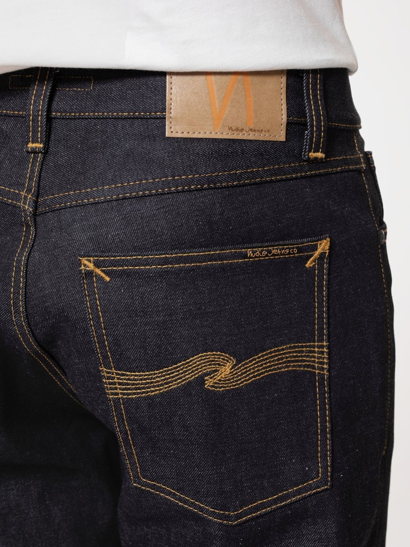 Dark Grey Nudie Jeans Rad Rufus Dry Deluxe Men's Jeans | 59476BGCK