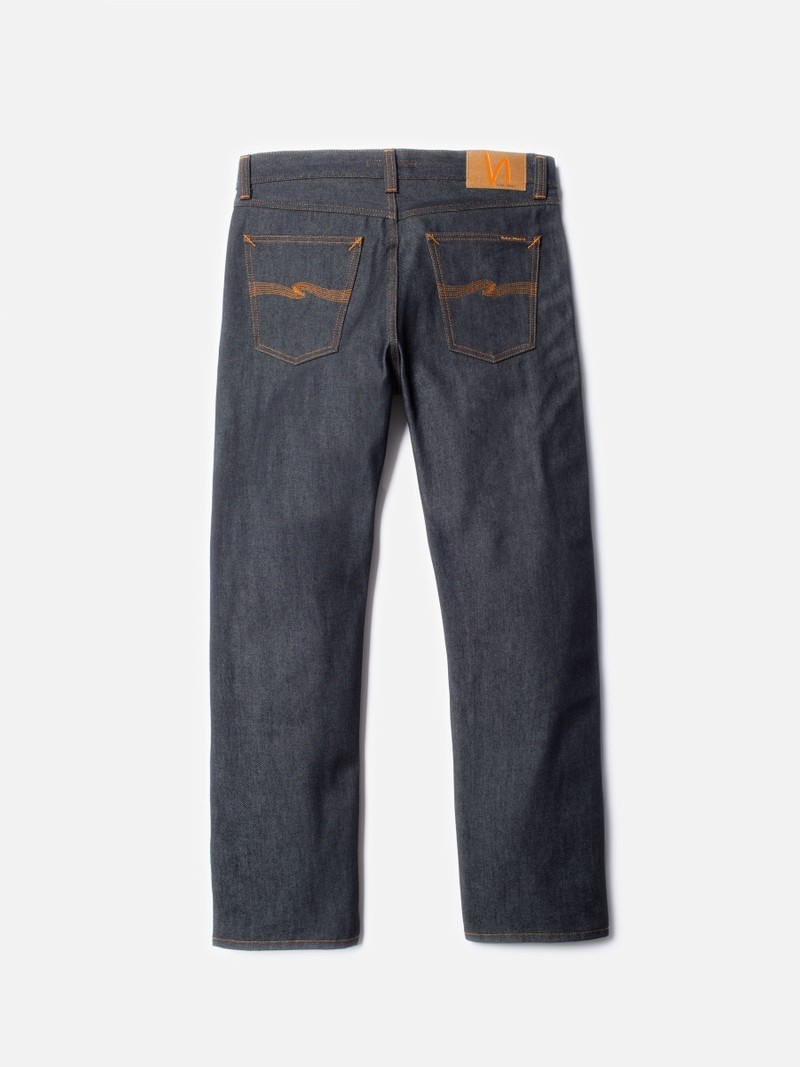 Dark Grey Nudie Jeans Rad Rufus Dry Heavy Men's Jeans | 03814GIWB