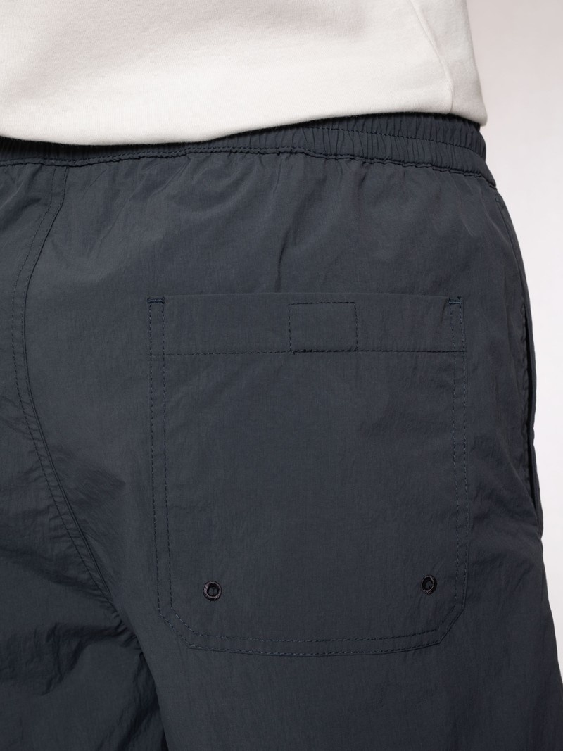 Dark Grey Nudie Jeans Swim Trunks Solid Men's Shorts | 25160BHAV