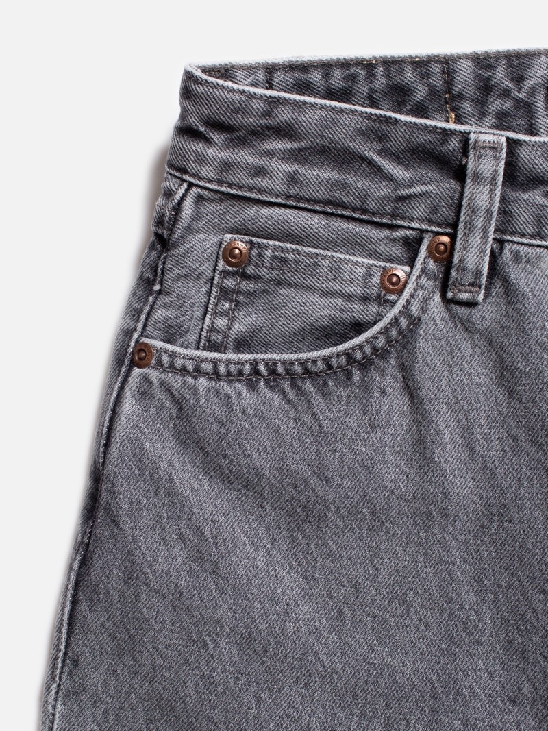 Grey Nudie Jeans Breezy Britt Mountain Women's Jeans | 63921CSPN