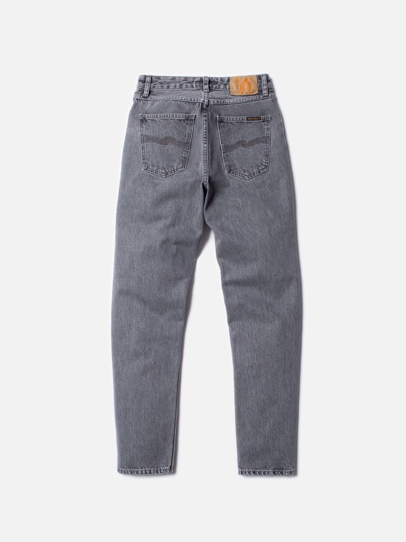 Grey Nudie Jeans Breezy Britt Mountain Women's Jeans | 63921CSPN