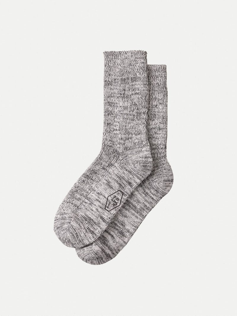 Grey Nudie Jeans Chunky Rebirth Men\'s Socks | 64370BDNI