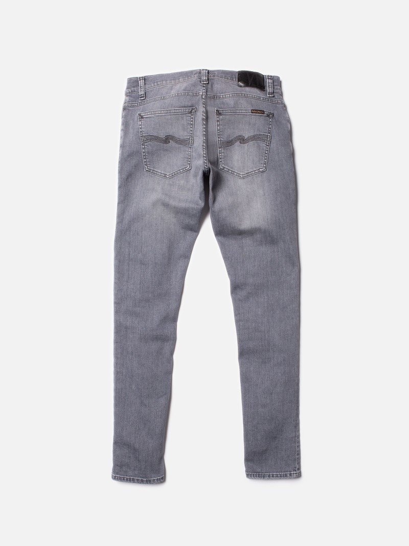 Grey Nudie Jeans Tight Terry City Dust Men's Jeans | 65482IEJC