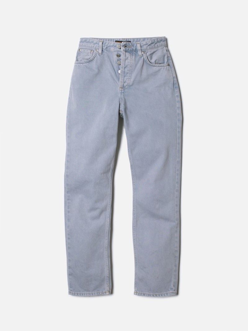 Light Blue Nudie Jeans Lofty Lo Mist Women's Jeans | 02638DPJY