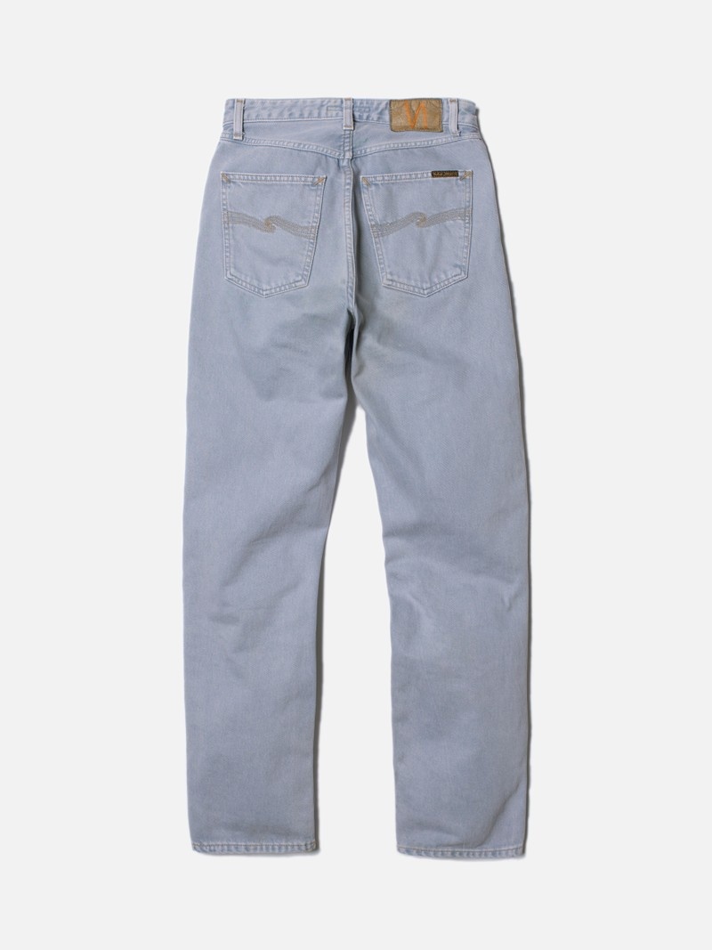 Light Blue Nudie Jeans Lofty Lo Mist Women's Jeans | 02638DPJY