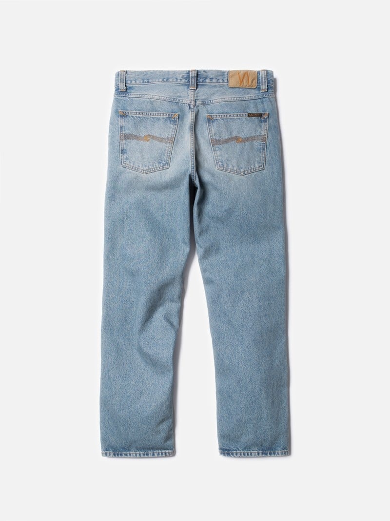 Light Blue Nudie Jeans Rad Rufus Thrifted Gem Men's Jeans | 58194INFJ