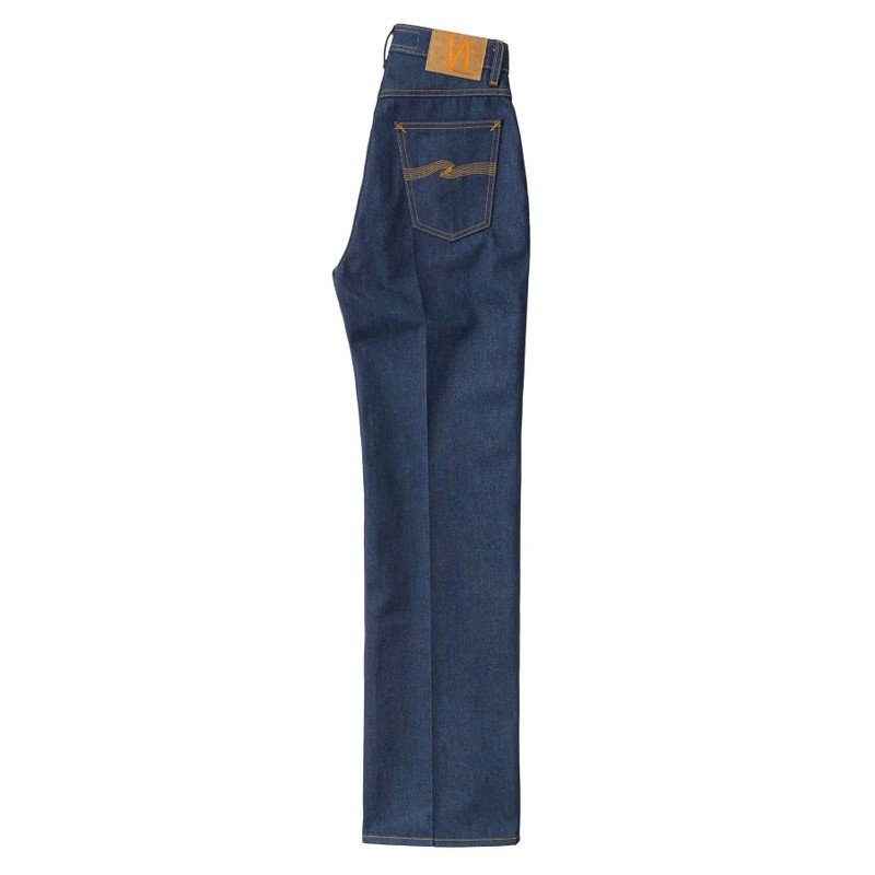 Navy Nudie Jeans Holly Western 70's Women's Pants | 52310POQK