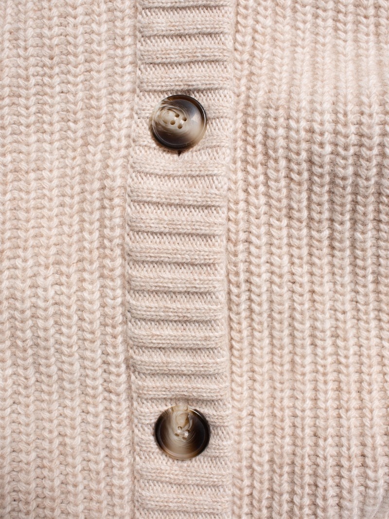 Rose Pink Nudie Jeans Kristina Rib Cardigan Oat Women's Knitwear | 28915LVUR